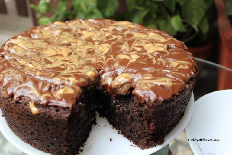 Chocolate And Peanut Butter Swirl Cake The Love Of Cakes 