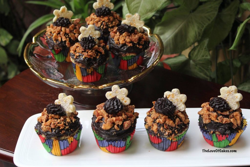 Chocolate Crunch Cupcakes