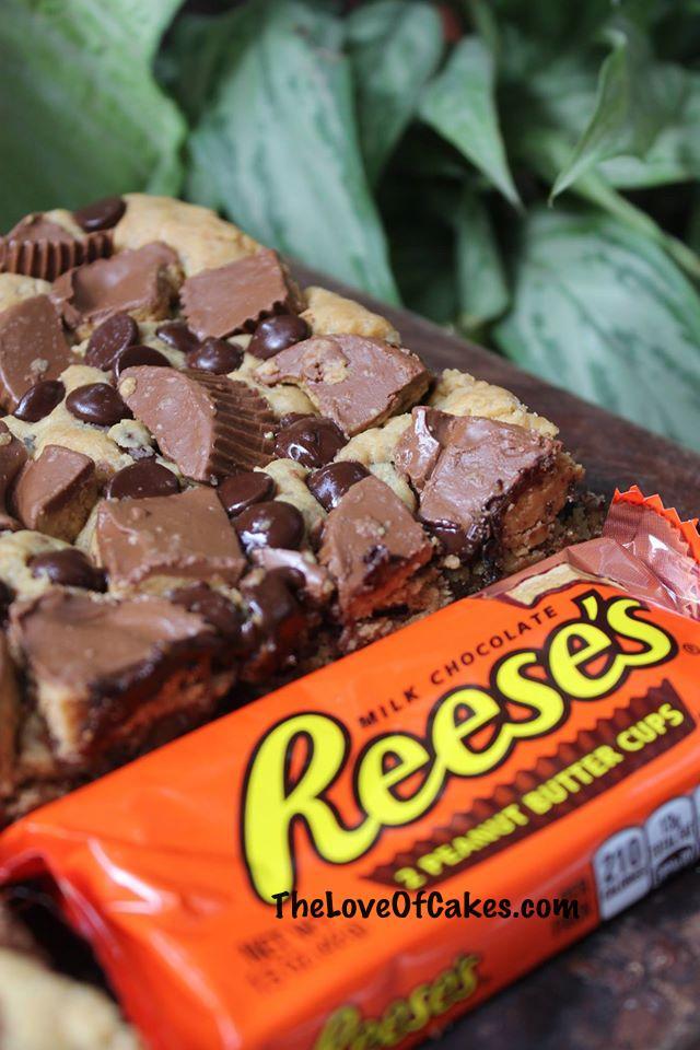 Reese's Cookie Bars | The Love Of Cakes