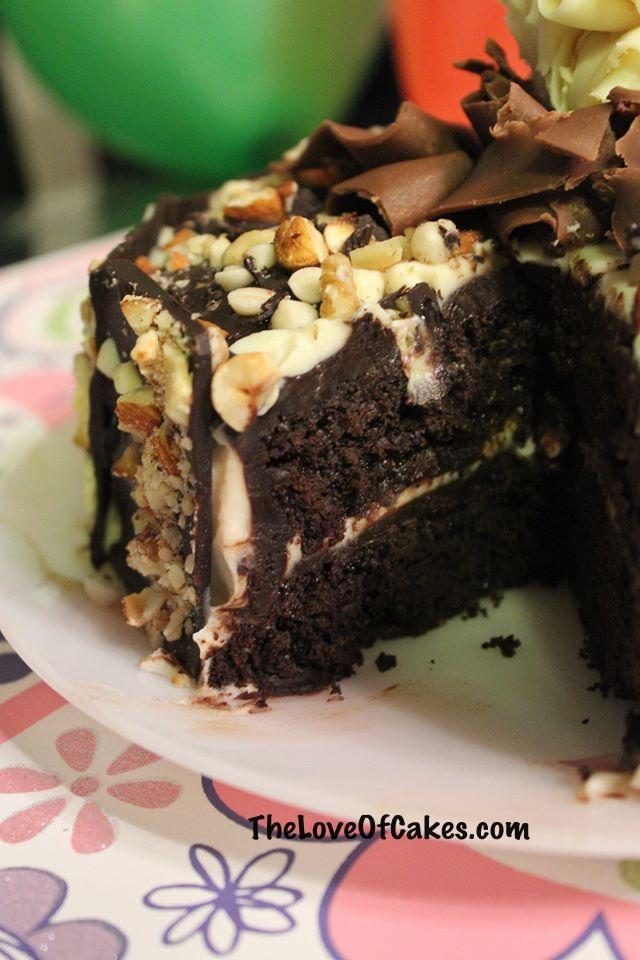 Chocolate Cake with Bailey’s Frosting