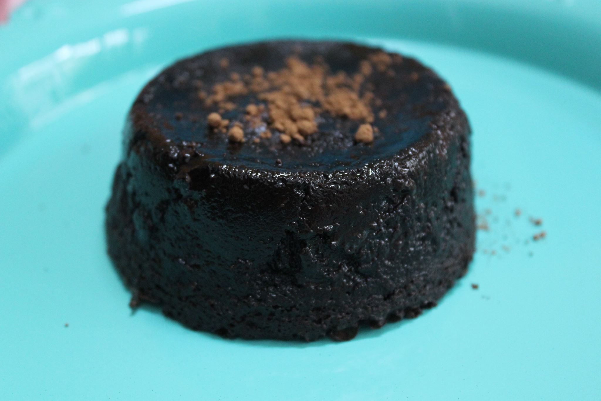 Chocolate Lava Cake with Peanut Butter
