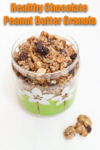 Healthy Chocolate Peanut Butter Granola | The Love Of Cakes